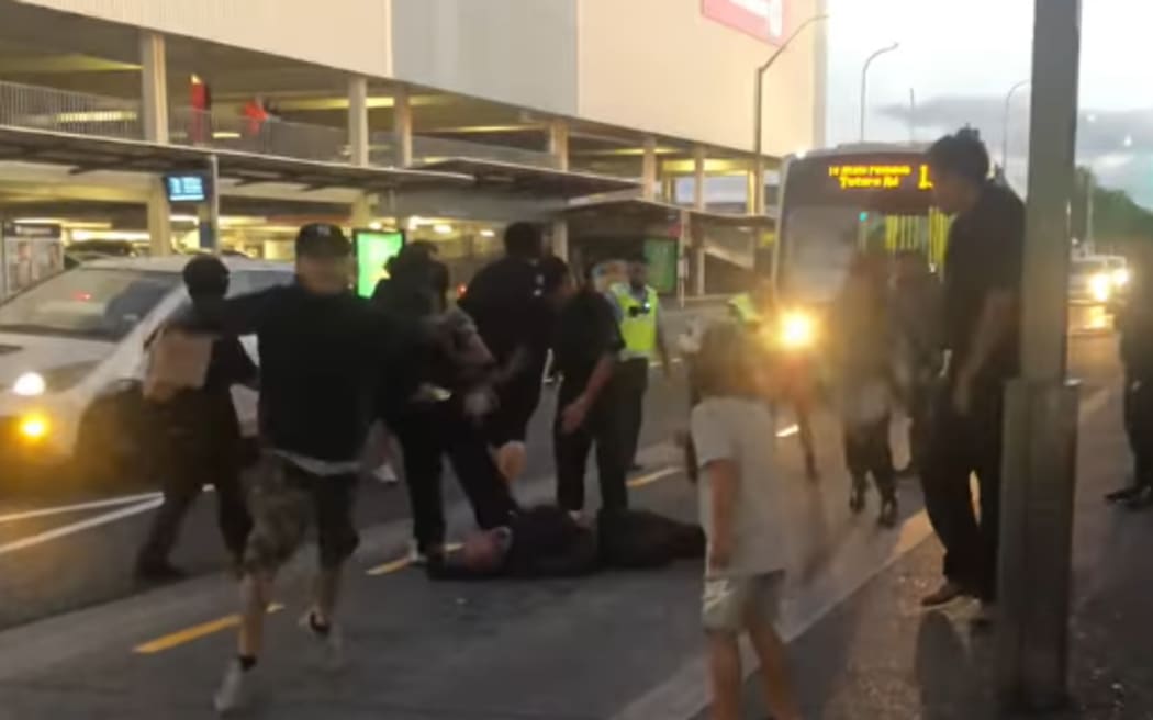 Screenshots taken from a Facebook video. Some faces have been blurred.