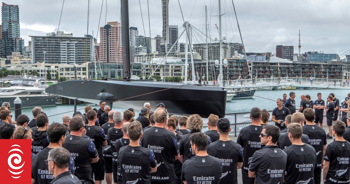 Emirates Team New Zealand unveils the first-ever AC75