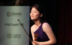 Yeyeong Jenny Jin performs at the 2023 Michael Hill International Violin Competition in Queenstown.