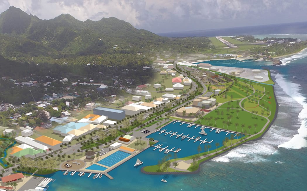 An artists' impression of the design for Avarua