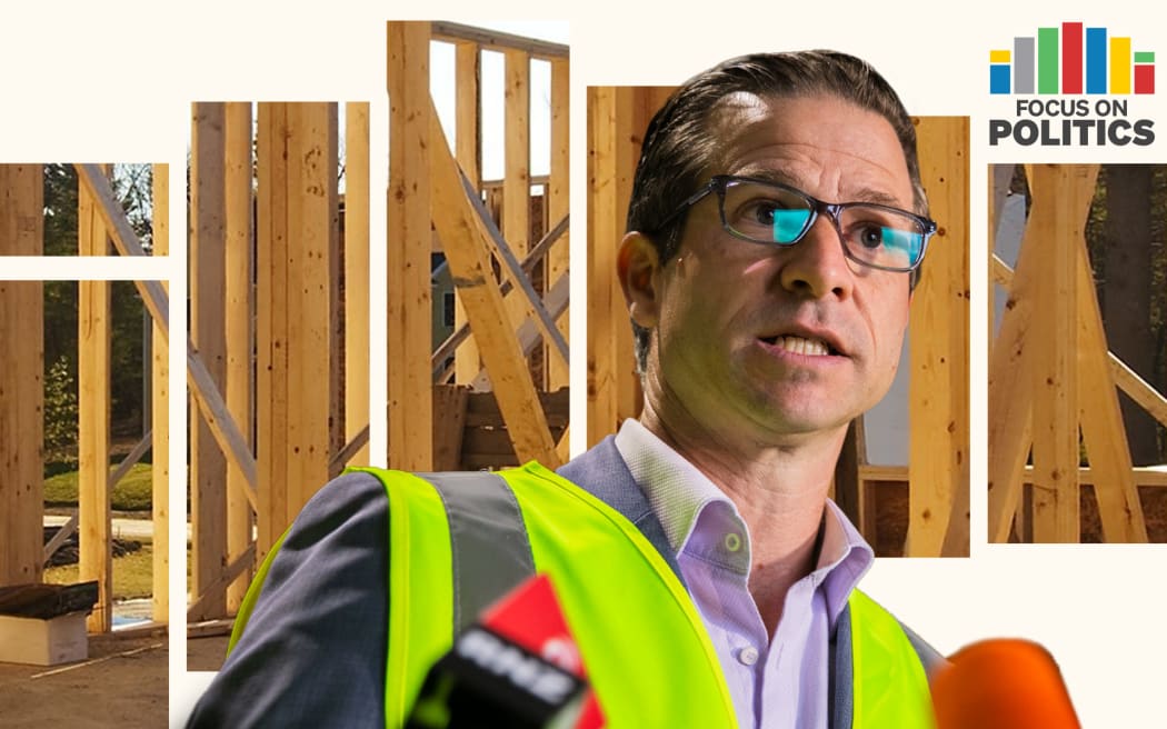 Focus on Politics: Chris Penk and house under construction.