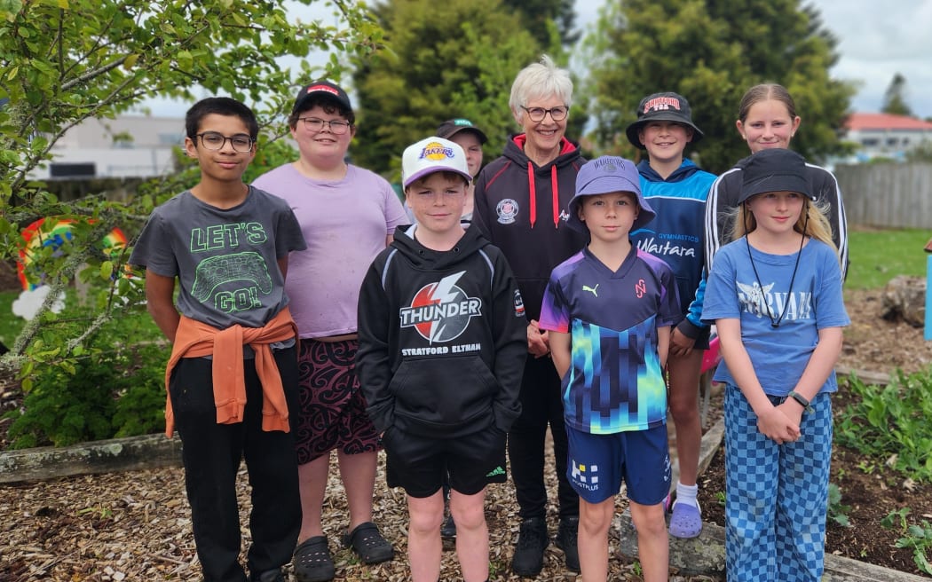 Stratford Primary School - highly commended in environmental action in education at the Taranaki Regional Council Environmental Awards 2024.