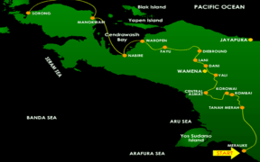 Indonesia's planned Trans-Papuan Highway.