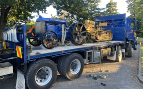 The vehicles are removed from Masterton's Queen Elizabeth Park to Bentley St yard in December, where they remain.