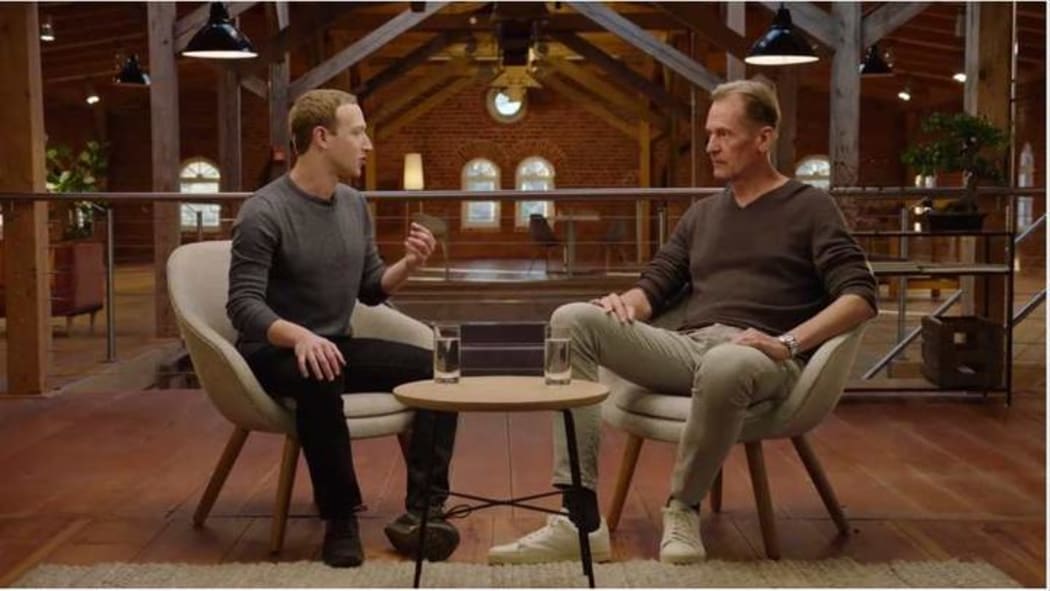 Mark Zuckerberg and Mathias Döpfner
