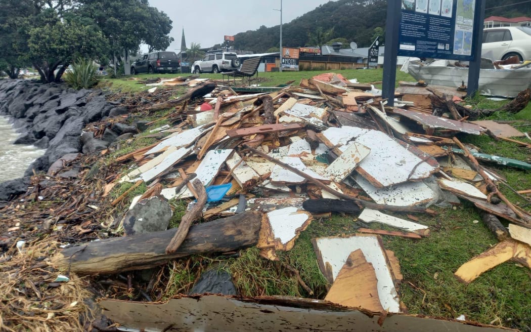 Towns in and near the Bay of Islands area in Northland, including Moerewa, Kawakawa, and Paihia, have seen damage, debris, flooding, and tree falls from Cyclone Gabrielle.