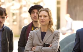 A still image from Netflix series Secret City, starring Anna Torv.