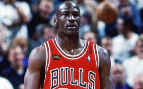 Michael Jordan during the 1998 NBA finals.