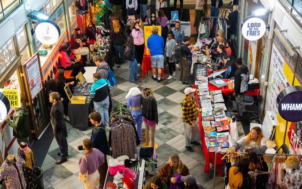 The Thursday market at St Kevin's Arcade in central Auckland.