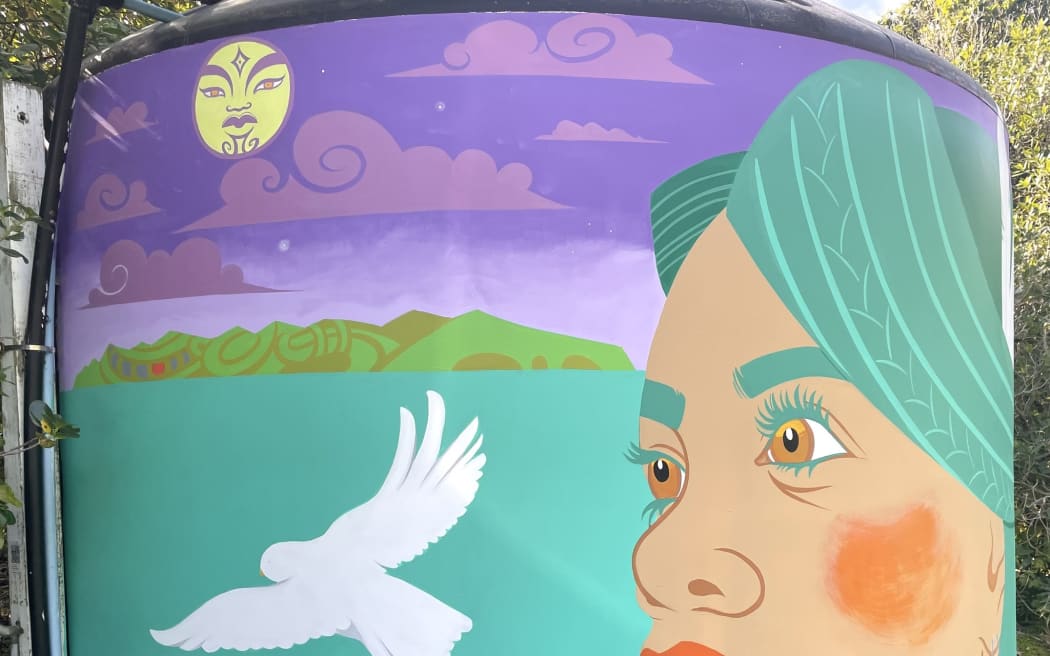 A new work by Miriama Grace Smith on the Southern approach to Kāpiti near Paekākāriki