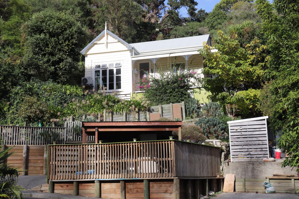 The front of Paul Matthew’s home looks normal.