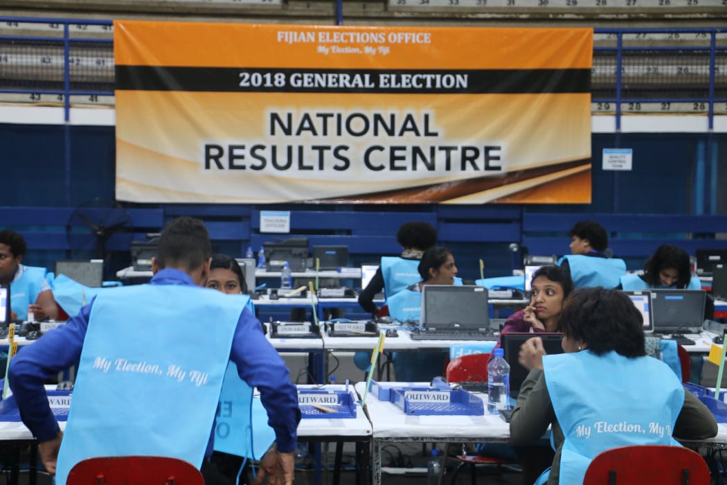 Fiji election result counting
