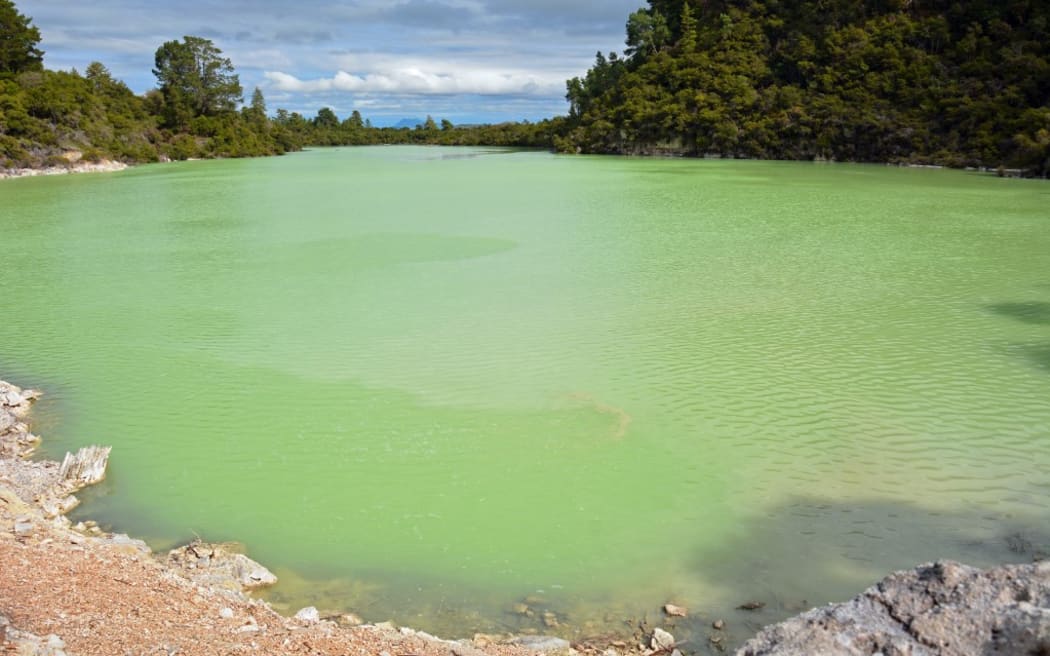 Geothermal site Taupo - Wai-O-Tapu New Zealand.