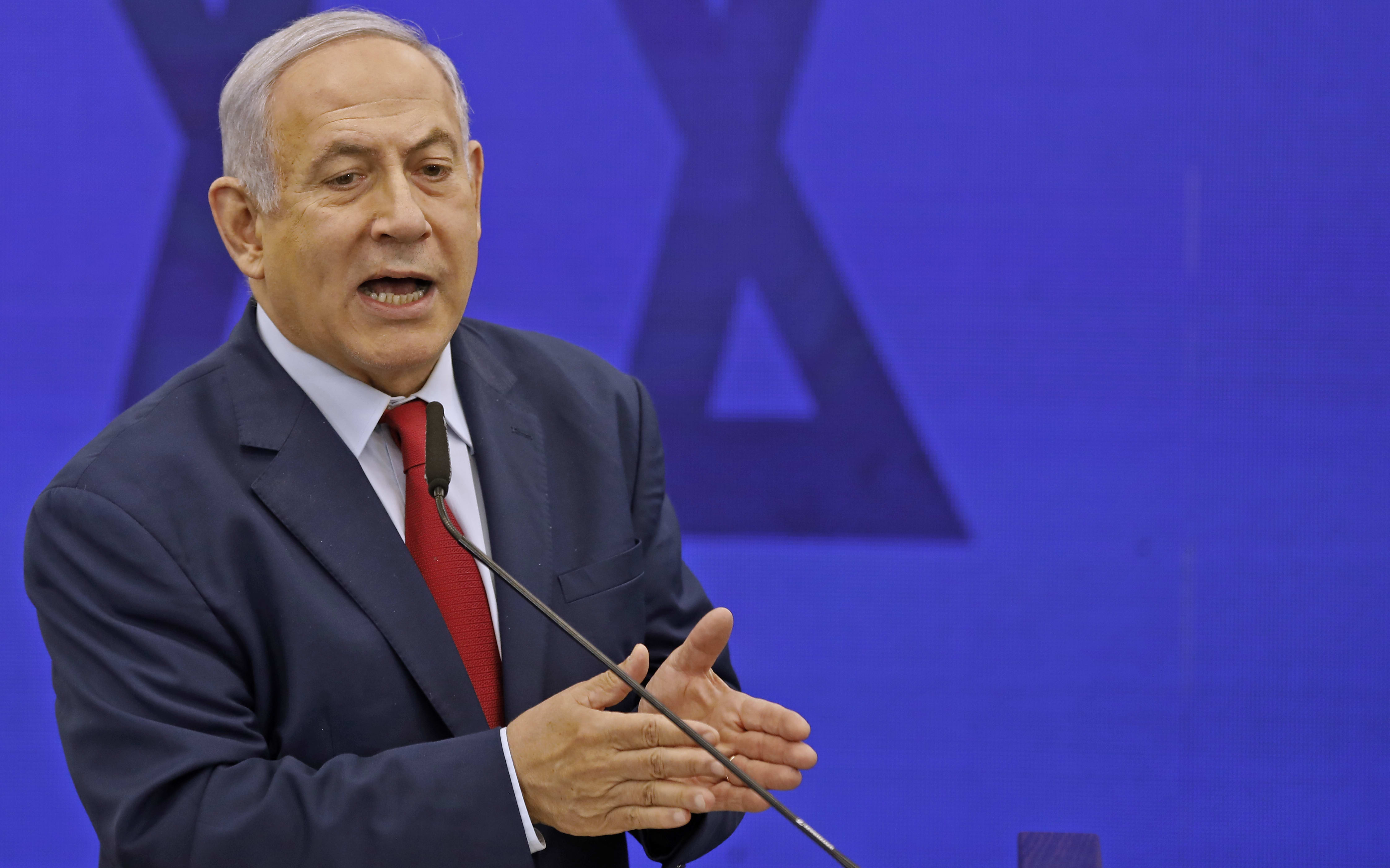 Israeli Prime Minister Benjamin Netanyahu