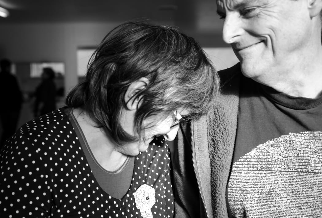 Lizzie and Alec. Lizzie attends Younger Onset Dementia Australasian Trust, a group for people diagnosed with dementia at a younger age.