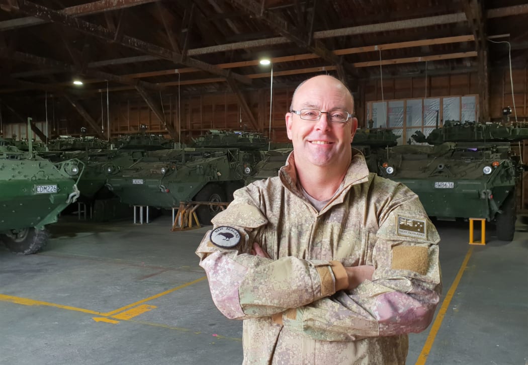 Colonel Stephen Piercy at Trentham Military Camp