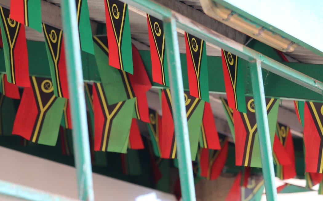 Vanuatu flags.