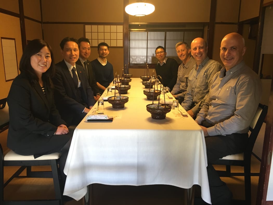 NZ business St Pierres with their pickled ginger supplier in Tochigi prefecture, Japan