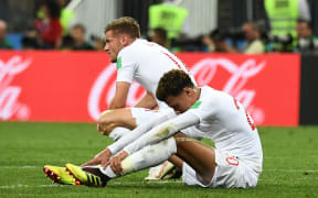 Croatia will play France in the World Cup final after they beat England 2-1 in extra-time on Wednesday thanks to a Mario Mandzukic goal in the second period of extra-time. / AFP PHOTO / FRANCK FIFE / RESTRICTED TO EDITORIAL USE - NO MOBILE PUSH ALERTS/DOWNLOADS