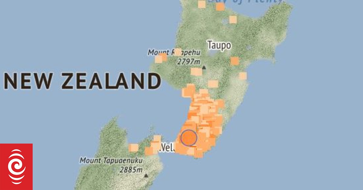 Thousands reported feeling the quake near Upper Hutt