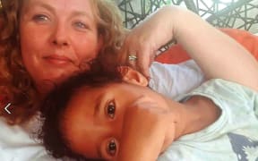 Australian Sarah Moses and her son Jack who were murdered in Kiribati. December 2017.