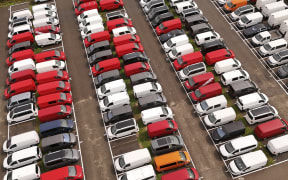 External warehouse of the Volkswagen Group close to the factory, for example for dealer pool vehicles. The VW Group including Audi uses around 3000 spaces as a destination station.