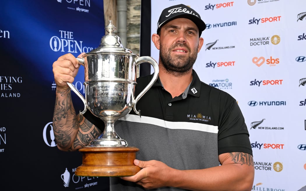 Australia's Ryan Peake wins the 104th NZ Open golf tournament at Millbrook Resort, Arrowtown, New Zealand. Sunday 2 March 2025. © Photo: Andrew Cornaga / Photosport