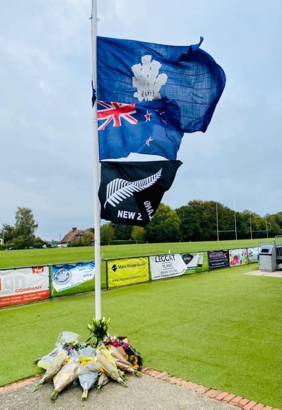 East Grinstead Rugby Football Club tribute to London Met Police officer Matiu Ratana