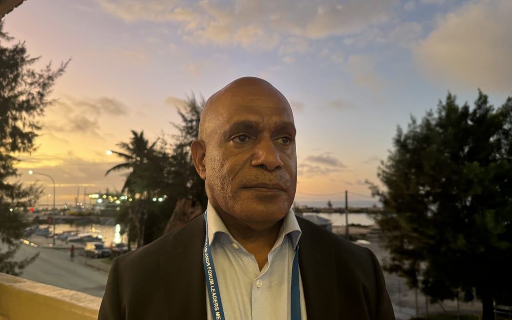 Benny Wenda at the 53rd Pacific Islands Forum Leaders' Meeting in Nuku'alofa, Tonga. 27 August 2024