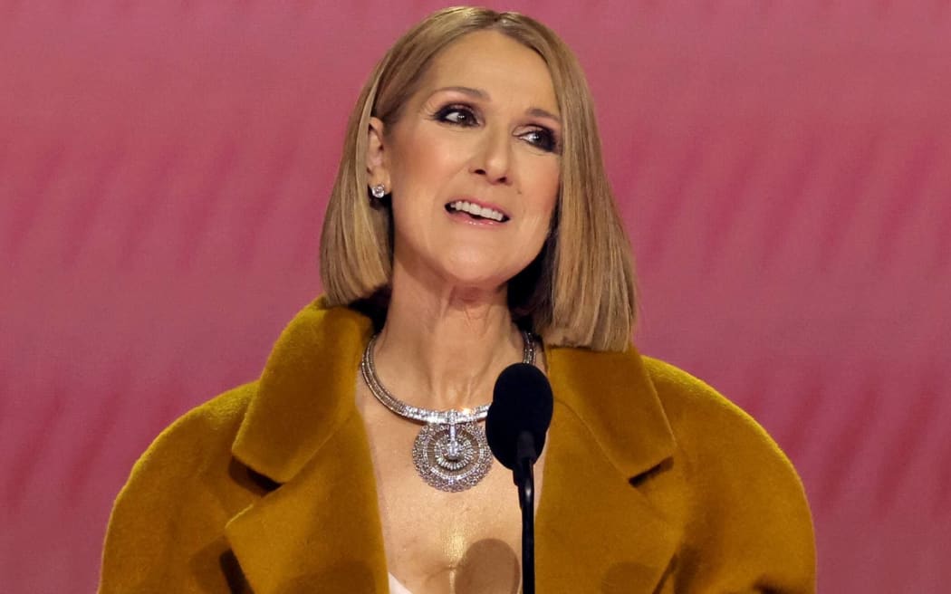 Celine Dion at the Grammy Awards in February 2024.