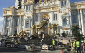 The still under-construction Grand Mariana resort and casino