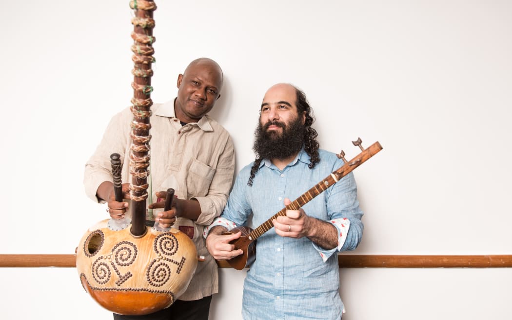 Kiya Tabassian and Ablaye Cissoko of Canadian ensemble Constantinople