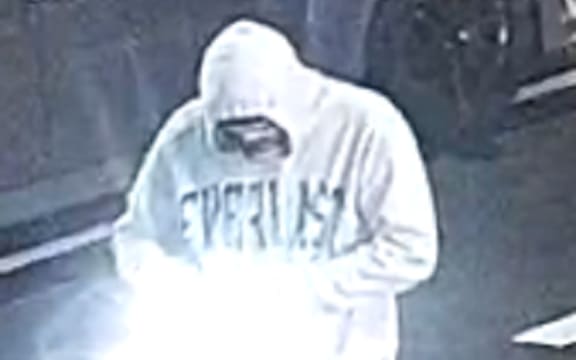 Police are asking the public to help identify this person after the rainbow crossing on Auckland's K Road was painted over on 27-28 March.