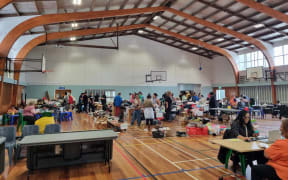 On Tuesday the Māngere Welfare Centre was shifted into the Moana-Nui-a-Kiwa fitness centre, to meet the need for help in the community.
