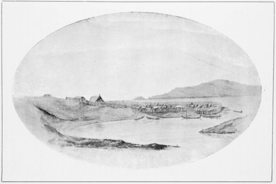 Gilfillan, John Alexander, 1793-1864 :Wai-Kanae Pa and Kapiti. [Before 1847]