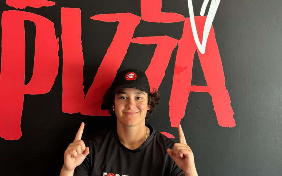 Caitlyn Lewin, (Ngāti Mutunga o Wharekauri and Rangitāne o Wairau), started working at Pizza Hut at the age of 15 with no CV, just a handwritten note, and now she owns her own store.