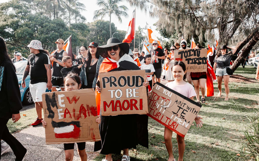 Cultures came together for the Gold Coast Hīkoi mō te Tiriti on the weekend.