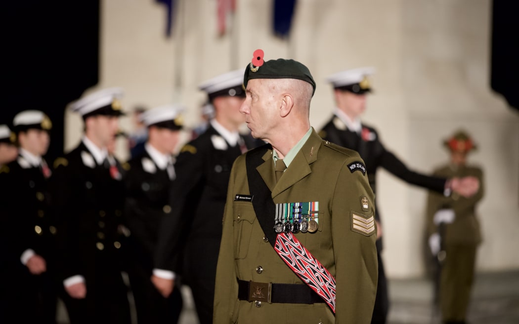 The Anzac Day Dawn Service at the Auckland War Memorial Museum.