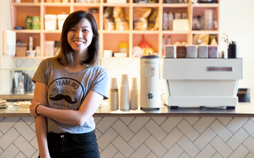 Deanna Yang, Chief Cookie Officer, Moustache Milk & Cookie Bar.