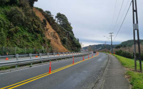 Another slip on Eastern Hutt Road.