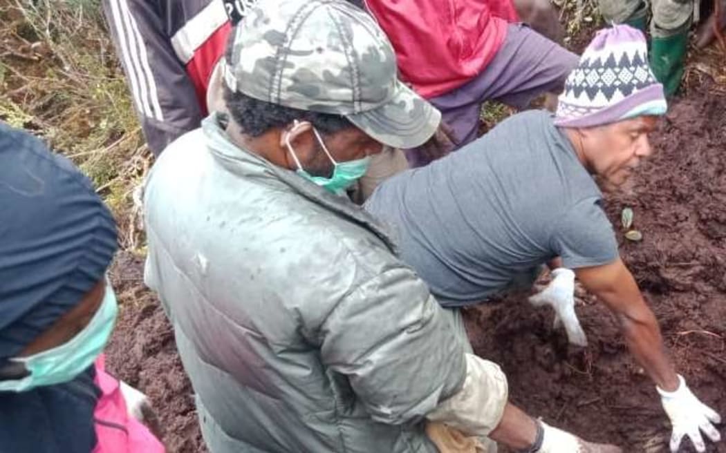 Five bodies have been found in the highlands of West Papua, with residents alleging them to be victims of a military attack.