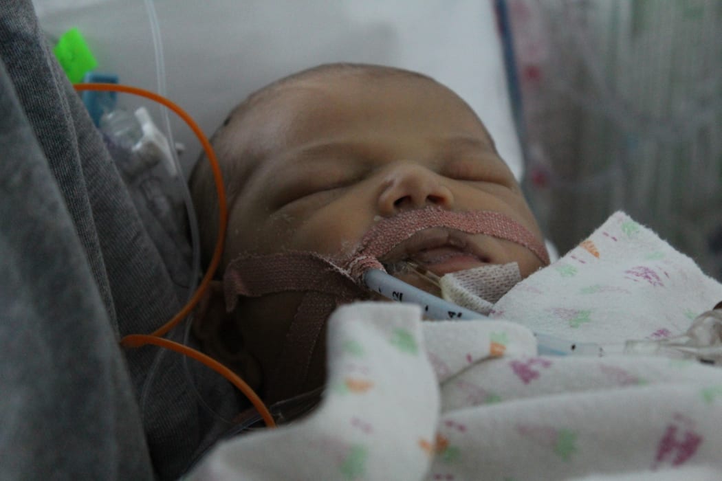 Kate Gudsell and Sam Arcus' daughter, Wren, who died at 6 days old.