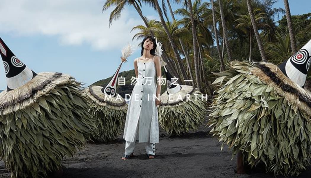 One of the Icicle Fashion photo sets that sparked outrage in Papua New Guinea.