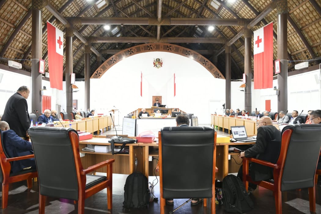 The Tonga Parliament in session.