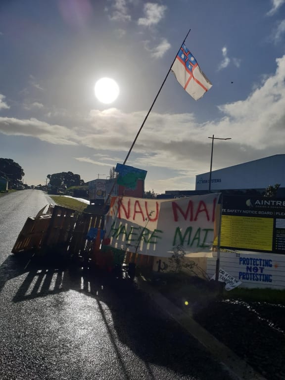 The occupation of Ihumātao on the eighth day since eviction notices were served.