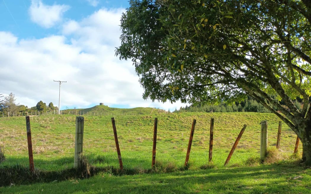 The affected plot of land.