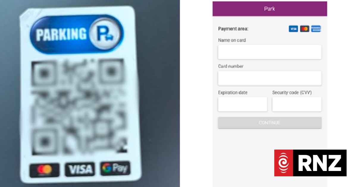 Fake parking QR codes discovered in Wellington