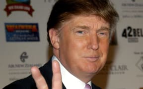 BEVERLY HILLS, CA - FEBRUARY 27:  Businessman Donald Trump attends The Third Annual Celebration of New Zealand Filmmaking and Creative Talent Dinner at The Beverly Hills Hotel on February 27, 2004 in Beverly Hills, Ca. .  (Photo by Stephen Shugerman/Getty Images) *** Local Caption *** Donald Trump (Photo by Stephen Shugerman / Getty Images North America / Getty Images via AFP)