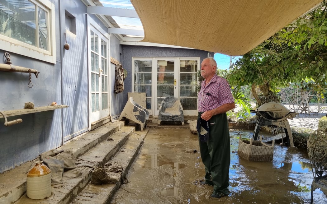 Gary Spence's home of almost eight decades, at Pakowhai in Hawke's Bay, was wrecked in flooding from Cyclone Gabrielle.