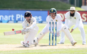 New Zealand's Kane Williamson. New Zealand Black Caps v South Africa, day 3, first match, ANZ Test series, University Oval, Dunedin, New Zealand. Friday, 10 March, 2017.